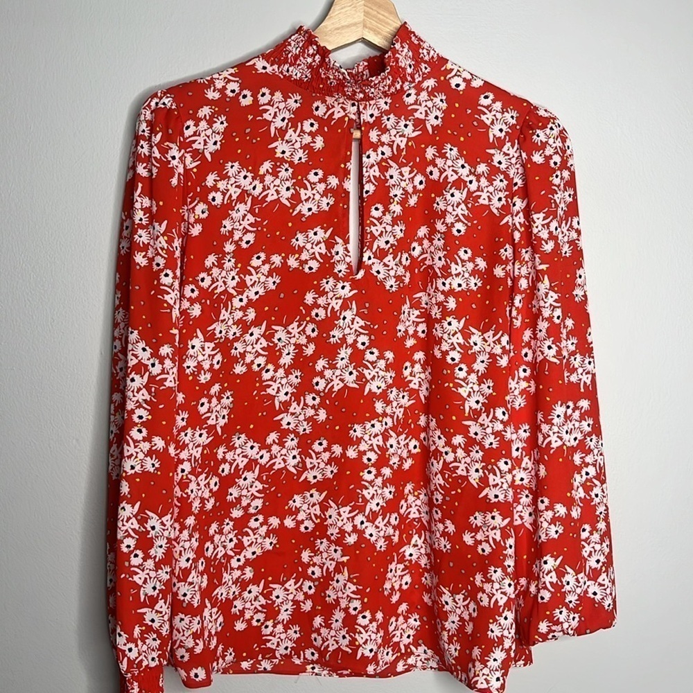 Women’s Socialite Small Red Blouse